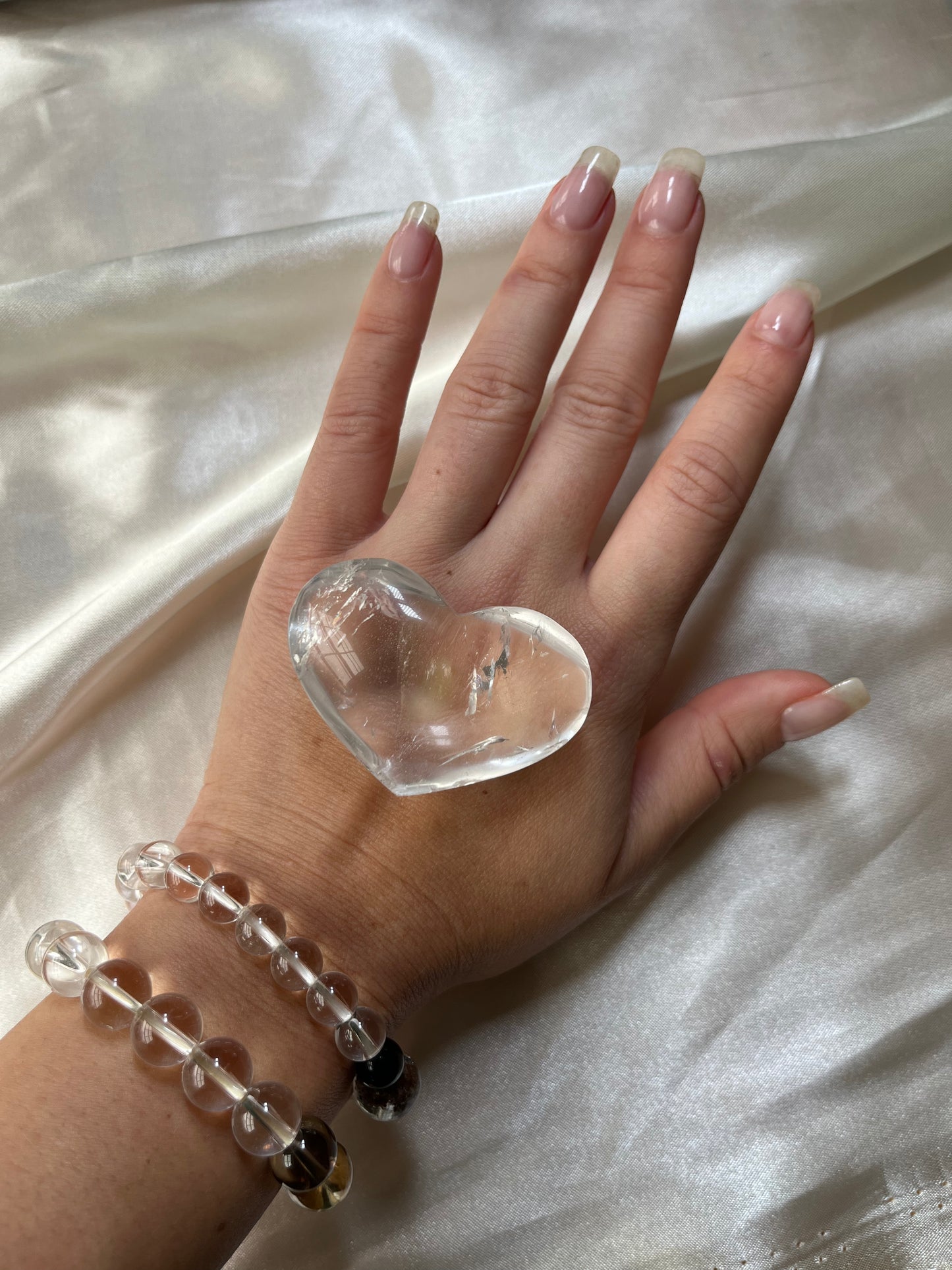 Clear Quartz Heart