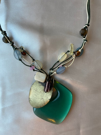Green Pendant Necklace