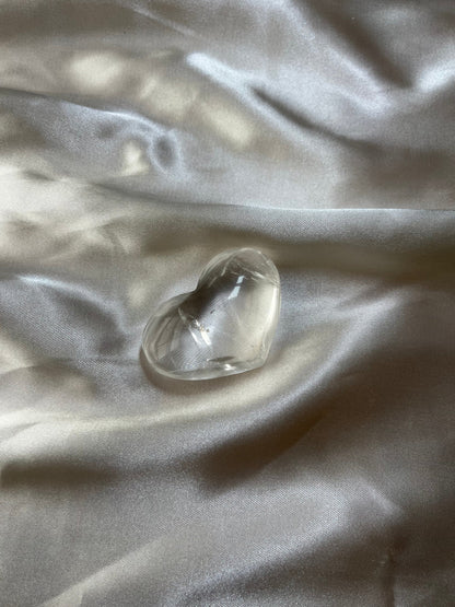 Clear Quartz Heart